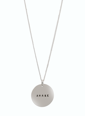 Necklace silver AWAKE