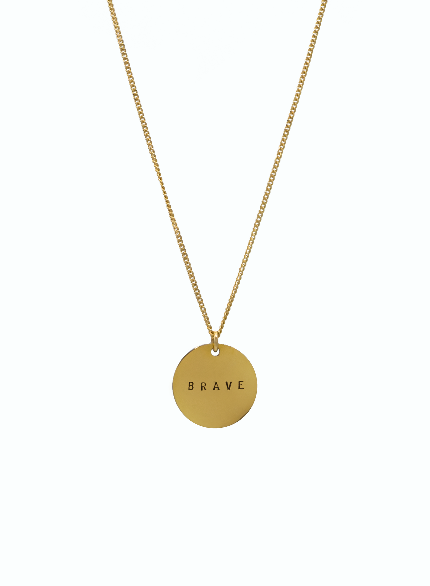 Necklace gold BRAVE