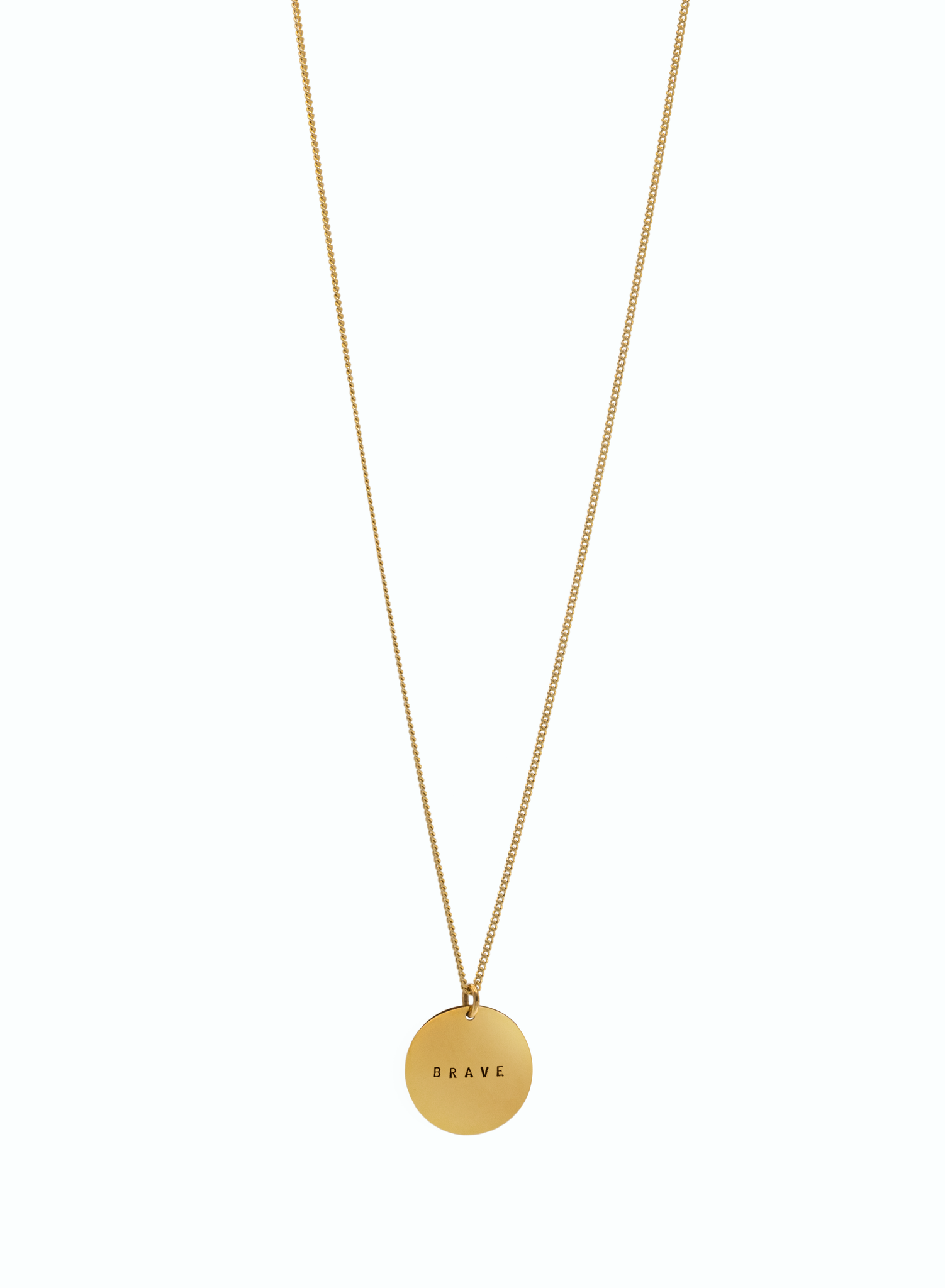 Necklace gold BRAVE