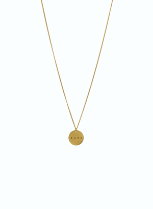 Necklace gold HOPE