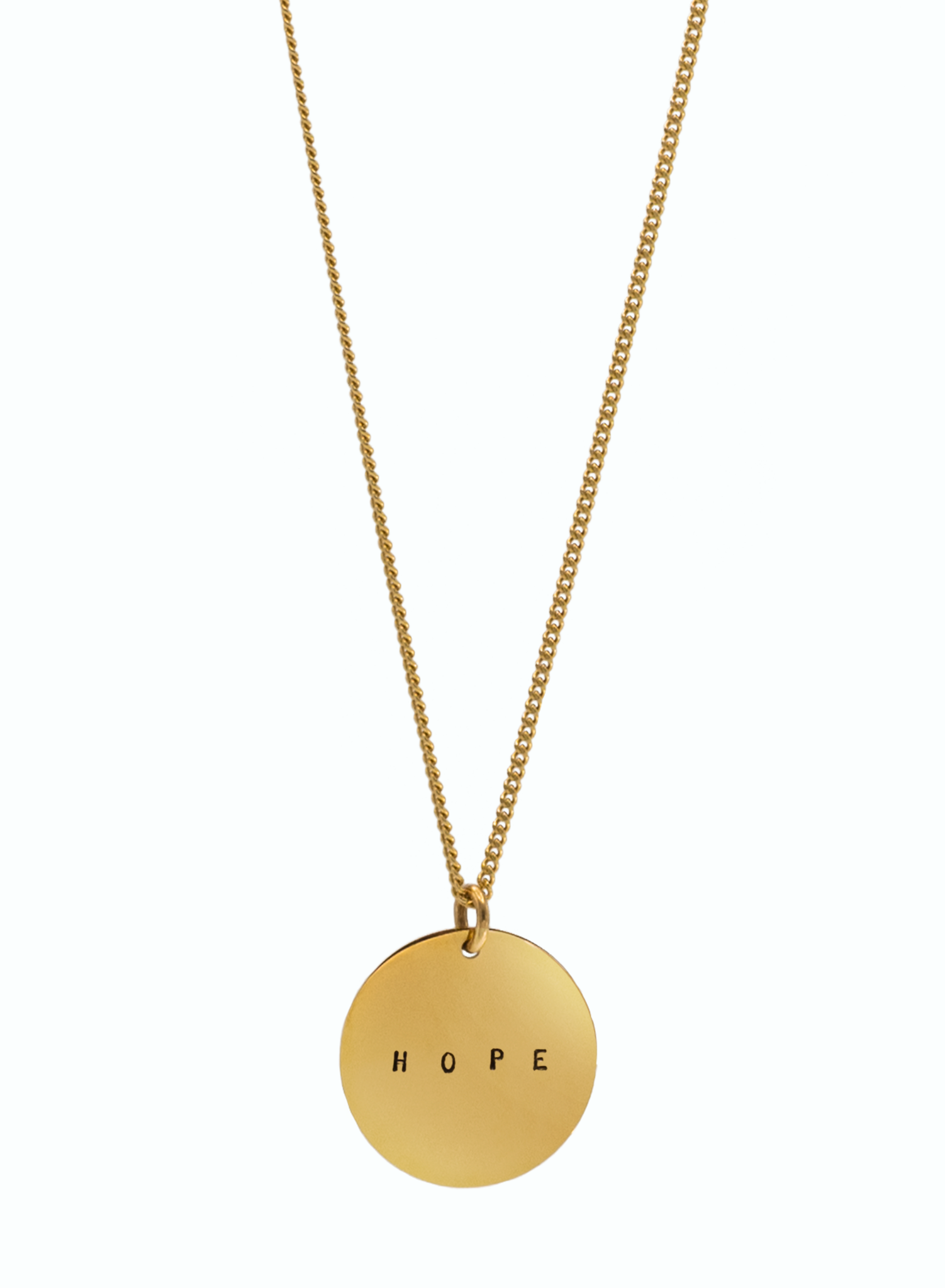 Necklace gold HOPE