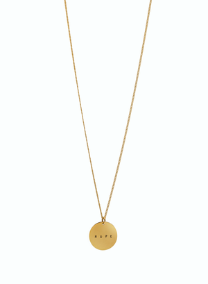 Necklace gold HOPE